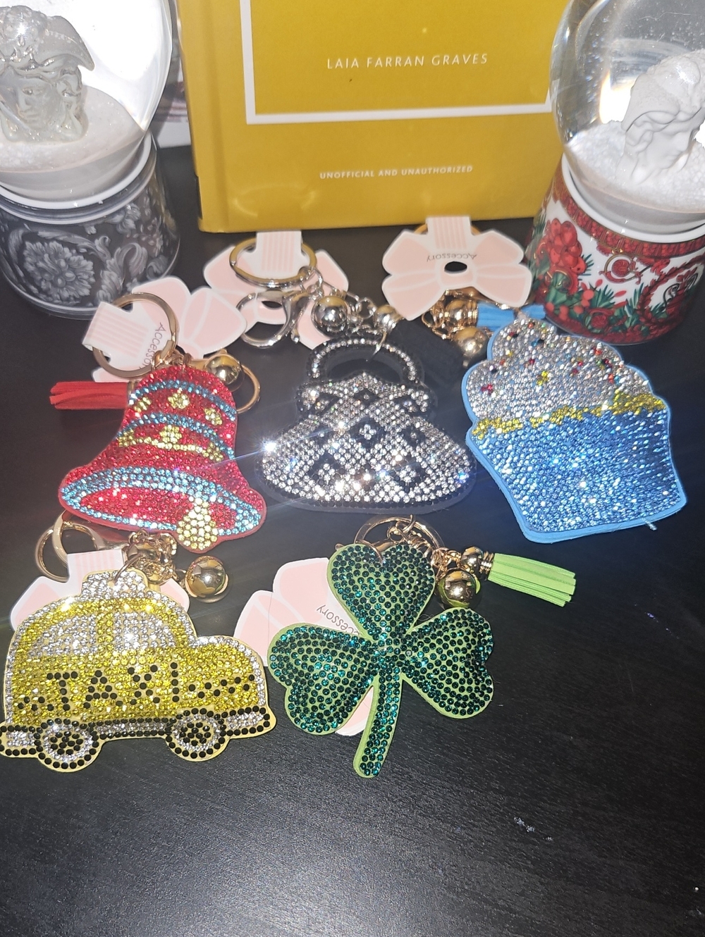 Rhinestone Keychains Nwt